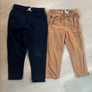 3T Vineyard Vines and Old Navy elastic waistband pants